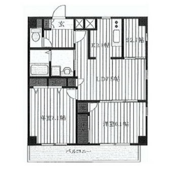 東京都豊島区池袋２丁目 賃貸マンション 2SLDK