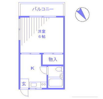 東京都豊島区上池袋１丁目 賃貸アパート 1K