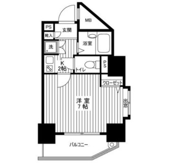 東京都豊島区北大塚３丁目 賃貸マンション 1K