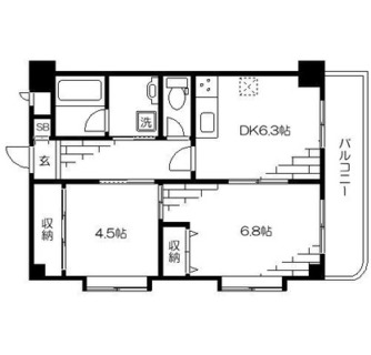 東京都豊島区南大塚３丁目 賃貸マンション 2DK