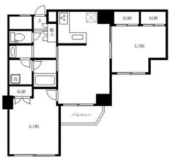 東京都豊島区東池袋３丁目 賃貸マンション 2LDK