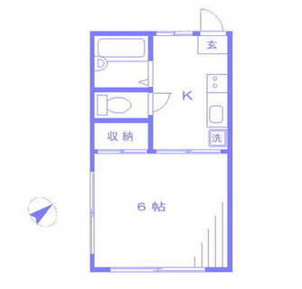 東京都豊島区西巣鴨２丁目 賃貸アパート 1K